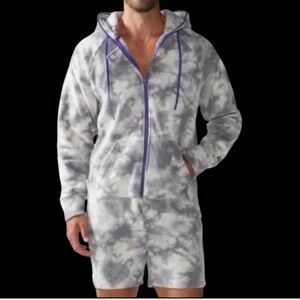 NWT Chubbies Men’s Dazed and Amused Chubbsie 2.0  Hooded Romper. Size Small